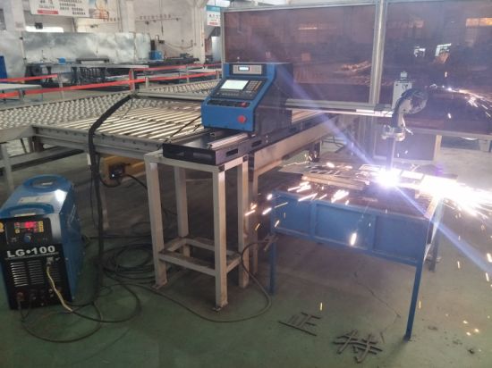 Metal CNC plasma cutter machine, with both plasma and flame cutting