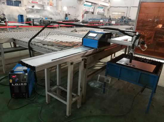 iron plate,carbon steel,aluminum cut 1325 43,63,100,200A THC cnc plasma cutting machine in China for sale