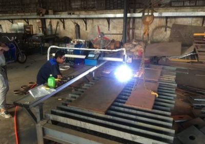 Easy operate cnc gantry plasma flame cutting machine