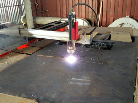 CNC mild steel plate cutting machine portable plasma metal cutting machine