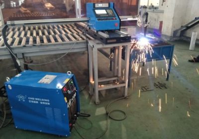 Portable CNC flame plasma cutting metal machine for stainless, carbon steel and with cheap components parts