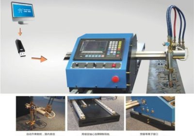 portable cnc plasma and flame cutting machine for hot sale