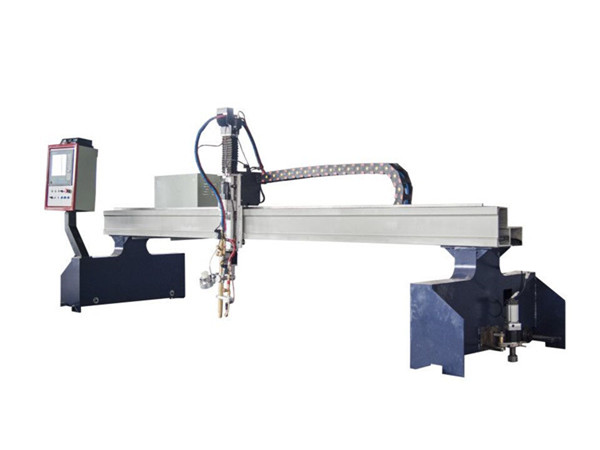 low cost cnc plasma metal cutting machine cnc plasma and drill steel cattle panels gantry type machine